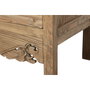 DKD Home Decor Armario Abeto y Metal Tallado Natural