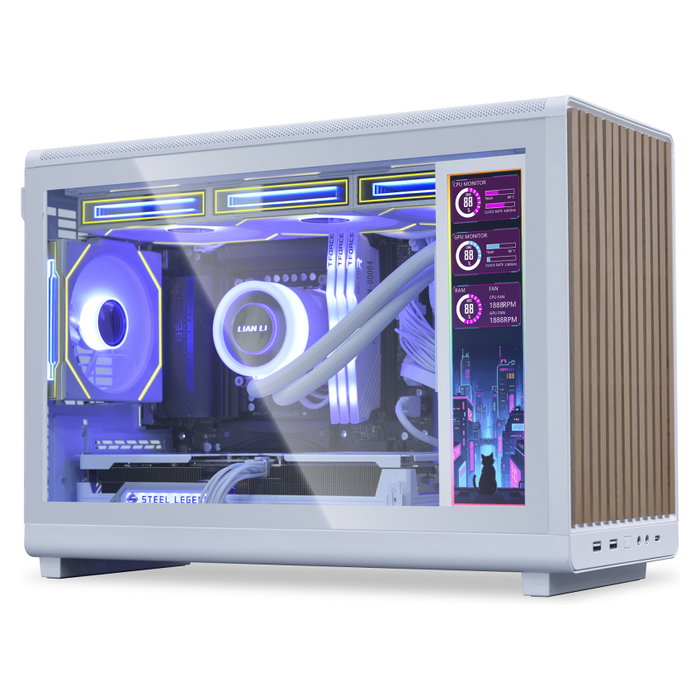 Lian Li Pantalla Universal IPS 8.8 Pulgadas SM088W Blanco