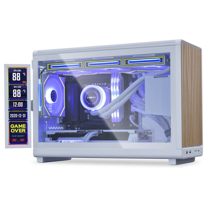 Lian Li Pantalla Universal IPS 8.8 Pulgadas SM088W Blanco