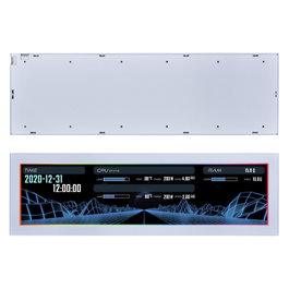 Lian Li Pantalla Universal IPS 8.8 Pulgadas SM088W Blanco
