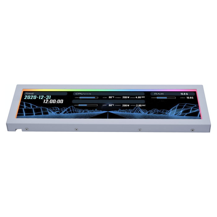 Lian Li Pantalla Universal IPS 8.8 Pulgadas SM088W Blanco