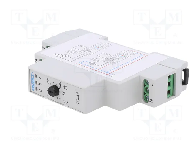 MART Interruptor de crepúsculo TS-41-3 para raíl DIN MART Interruptor de crepúsculo TS-41-3 para raíl DIN
