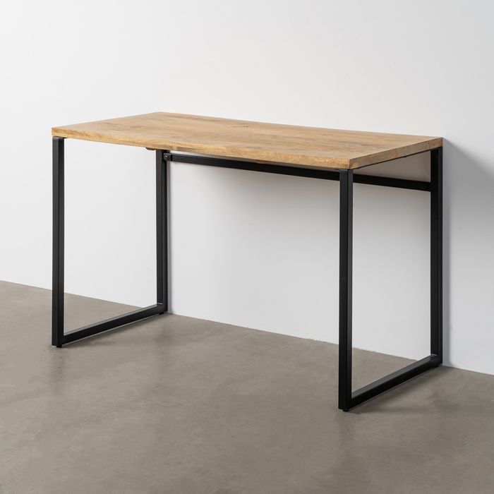 Escritorio Natural Madera-Metal Salón 120 X 60 X 76 cm Escritorio Natural Madera-Metal Salón 120 X 60 X 76 cm