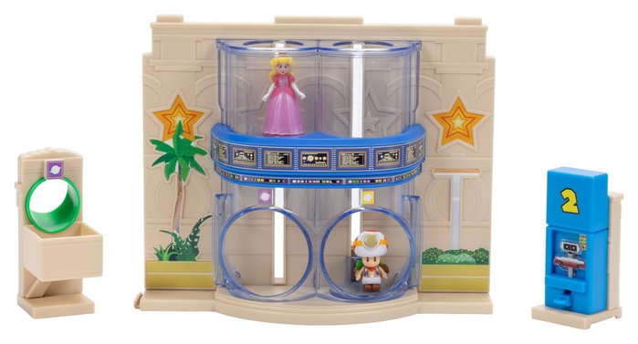 Super Mario Galaxy: la película Diorama con 2 Minifiguras Galaxia Puerta Celestia