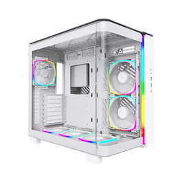 Montech KING 95 PRO Midi Tower PC Blanco Vidrio Templado RGB ATX, Micro-ATX, Mini-ITX