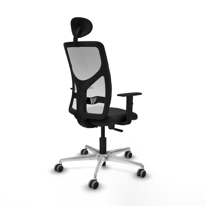 PIQUERAS Y CRESPO Silla de oficina Motilla con mecanismo Sincro, Negro y Blanco PIQUERAS Y CRESPO Silla de oficina Motilla con mecanismo Sincro, Negro y Blanco