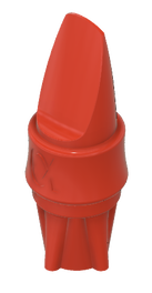 Boquilla Aulós Hybrid para Saxo Alto A3 Rojo