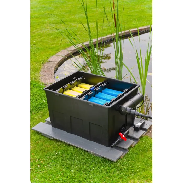 Ubbink Filtro de Estanque por Gravedad SmartClear 12000 BasicSet con 18W UV-C, Capacidad 120L, Para 12000-24000L, Referencia UBB8711465551717