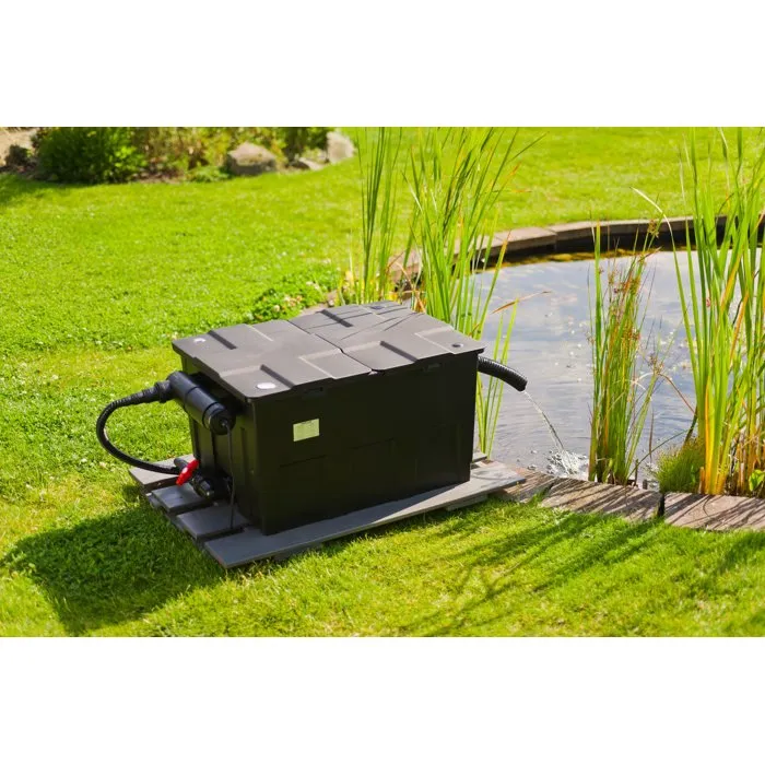 Ubbink Filtro de Estanque por Gravedad SmartClear 12000 BasicSet con 18W UV-C, Capacidad 120L, Para 12000-24000L, Referencia UBB8711465551717