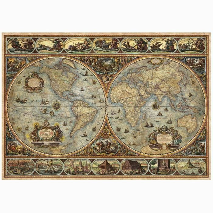 Educa Orbis Terrarum Rompecabezas de 1000 piezas Mixto