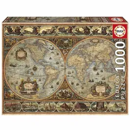 Educa Puzzle Orbis Terrarum 1000 piezas Viajes y Mapas EDU1747456959967 Mixto