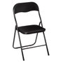 Atmosphera Silla plegable de cocina negra