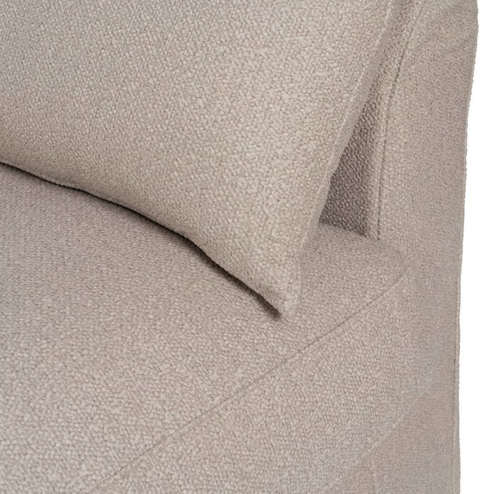 Sofá Beige Tejido Salón 245 X 102 X 100 cm