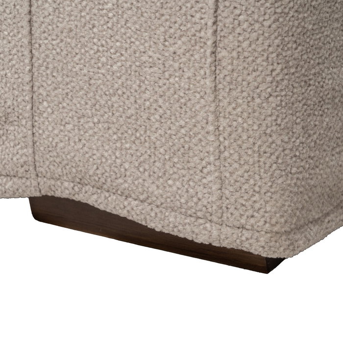 Sofá Beige Tejido Salón 245 X 102 X 100 cm