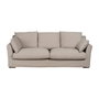 Sofá Beige Tejido Salón 245 X 102 X 100 cm