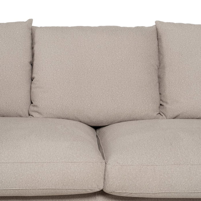 Sofá Beige Tejido Salón 245 X 102 X 100 cm