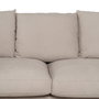 Sofá Beige Tejido Salón 245 X 102 X 100 cm