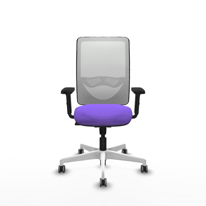 PIQUERAS Y CRESPO Silla de oficina Zulema con mecanismo Sincro, Lila y Blanco PIQUERAS Y CRESPO Silla de oficina Zulema con mecanismo Sincro, Lila y Blanco