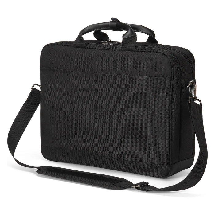 DICOTA Top Traveller SEVEN Maletín Toploader para Portátil 14-16" (40.6 cm) Negro, Compartimento Tablet, Tirante Hombre, 24L, Referencia SEVEN