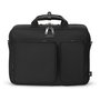 DICOTA Top Traveller SEVEN Maletín Toploader para Portátil 14-16" (40.6 cm) Negro, Compartimento Tablet, Tirante Hombre, 24L, Referencia SEVEN