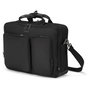 DICOTA Top Traveller SEVEN Maletín Toploader para Portátil 14-16" (40.6 cm) Negro, Compartimento Tablet, Tirante Hombre, 24L, Referencia SEVEN