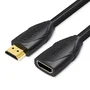Vention VAA-B06-B200 Cable Alargador/Extensor HDMI Macho-Hembra 2m, Negro, HDMI Tipo A (Estándar)