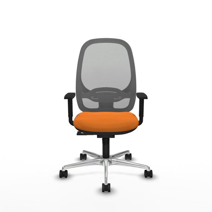 PIQUERAS Y CRESPO Silla de oficina Cilanco Naranja y Gris