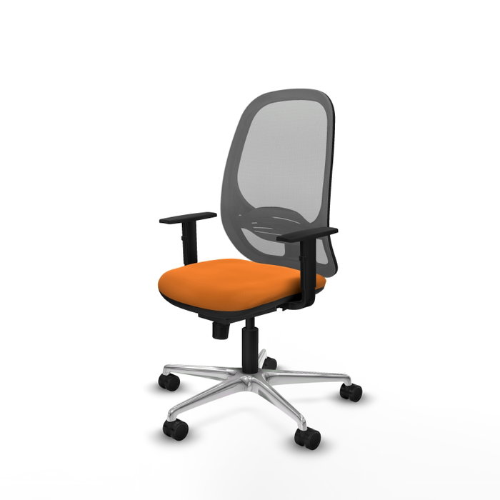 PIQUERAS Y CRESPO Silla de oficina Cilanco Naranja y Gris