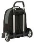 Mochila Escolar con Ruedas BlackFit8 Old school Negro Gris 32 x 42 x 15 cm