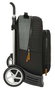 Mochila Escolar con Ruedas BlackFit8 Old school Negro Gris 32 x 42 x 15 cm