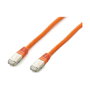 EQUIP Patchkabel Cat6a S/FTP 1.00m Naranja