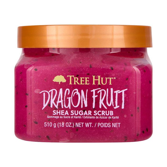 Tree Hut Exfoliante de Azúcar Fruta del Dragón - 510 gr | Con Extracto de Fruta de Dragón, Aceite de Tuna y Manteca de Karité | Para Piel Suave e Hidratada