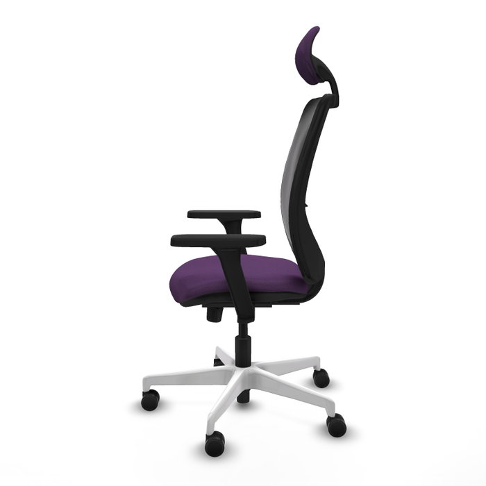 PIQUERAS Y CRESPO Silla de oficina Zulema con mecanismo Sincro, morado y negro PIQUERAS Y CRESPO Silla de oficina Zulema con mecanismo Sincro, morado y negro
