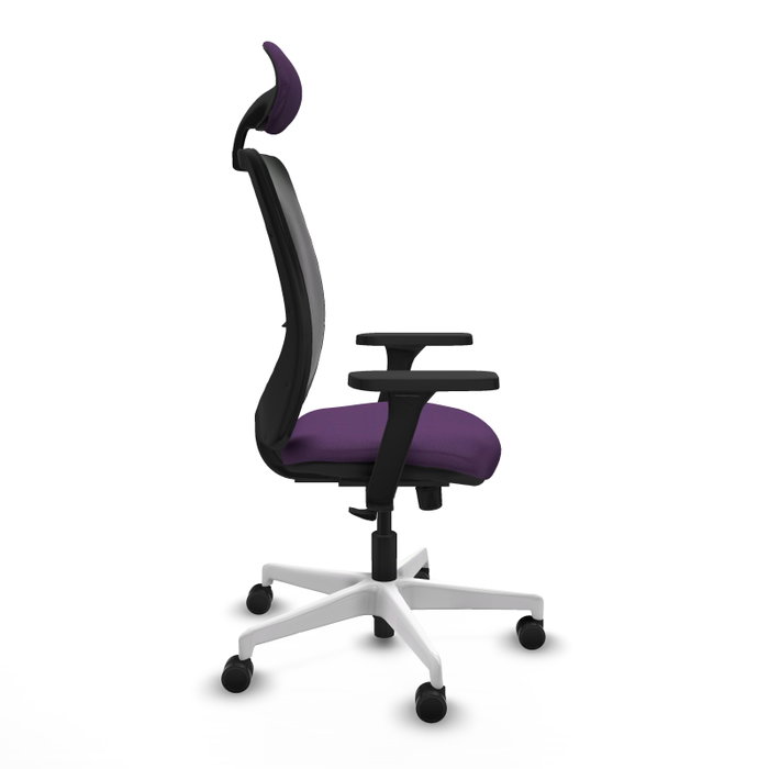 PIQUERAS Y CRESPO Silla de oficina Zulema con mecanismo Sincro, morado y negro PIQUERAS Y CRESPO Silla de oficina Zulema con mecanismo Sincro, morado y negro