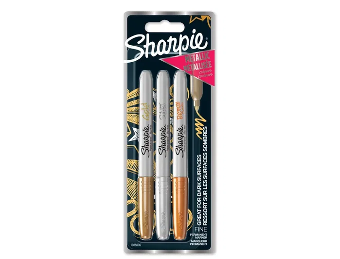 Sharpie Expositor de sobremesa Sharpie Fine con 24 blisters y 24 bolas de cerámica para pintar