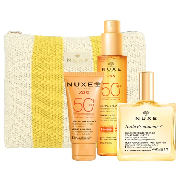 Nuxe Summer Essentials Kit 2025 con Protección Solar y Aceite Multiusos Nuxe Summer Essentials Kit 2025 con Protección Solar y Aceite Multiusos