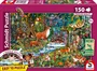 Schmidt Spiele Puzzle SCH1747456967743 - Animales de los Bosques Europeos, 150 Piezas, para +7 Años
