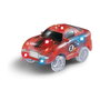 AMEWI Magic Traxx Race Bahn Set de Pistas y Coche 223 Piezas - Transportbox, 3.5m de Pista, Multicolor/Rojo, con Vehículo