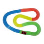 AMEWI Magic Traxx Race Bahn Set de Pistas y Coche 223 Piezas - Transportbox, 3.5m de Pista, Multicolor/Rojo, con Vehículo