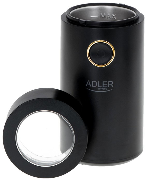 Adler Molinillo de café Ad446, negro y dorado