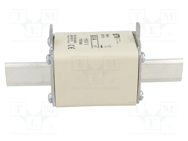 ETI POLAM Fusible NH1 de cartucho de cerámica industrial 63A 500VAC gF