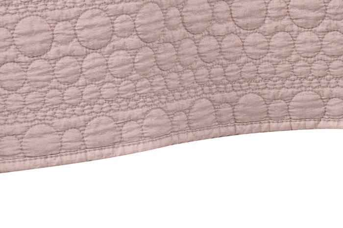 DKD Home Decor Colcha Malva Cottage 260 x 180 cm (2 Unidades) Poliester