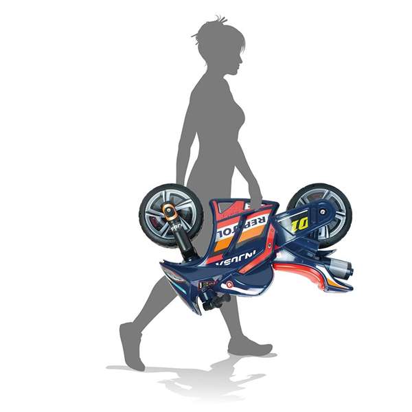 Injusa Correpasillos Moto Winner Repsol Competition para niños +3 años, plástico, 99x39x61 cm