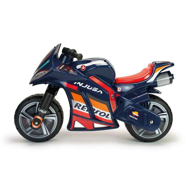 Injusa Correpasillos Moto Winner Repsol Competition para niños +3 años, plástico, 99x39x61 cm