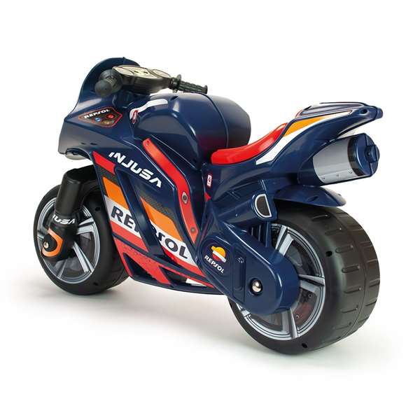 Injusa Correpasillos Moto Winner Repsol Competition para niños +3 años, plástico, 99x39x61 cm
