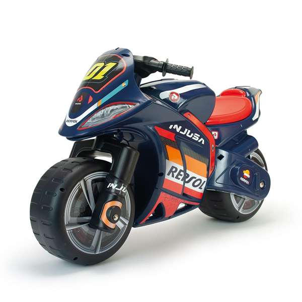 Injusa Correpasillos Moto Winner Repsol Competition para niños +3 años, plástico, 99x39x61 cm