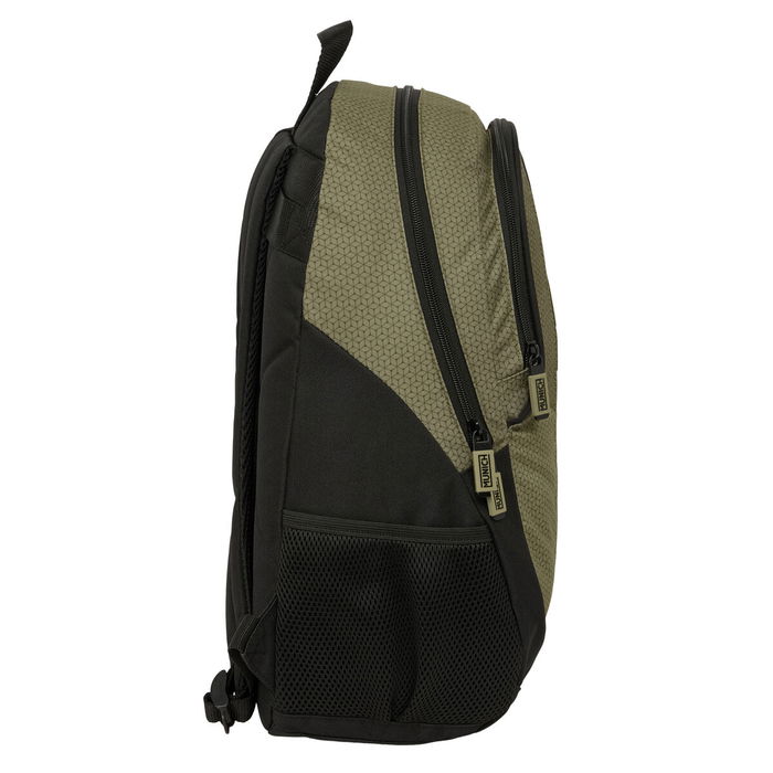 Mochila Escolar Munich West Negro Verde 32 x 44 x 16 cm