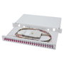 Digitus Caja de empalme de fibra óptica 1U equipada 24x LC DX OM4 Gris