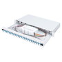 Digitus Caja de empalme de fibra óptica 1U equipada 24x LC DX OM4 Gris