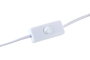 DKD Home Decor Lámpara Sobremesa Mediterraneo Blanco Marron 30 x 48 x 30 cm